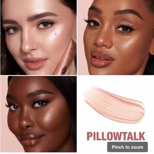 Charlotte Tilbury Pillowtalk Glow Liquid Highlighter –soft rose gold -NIB